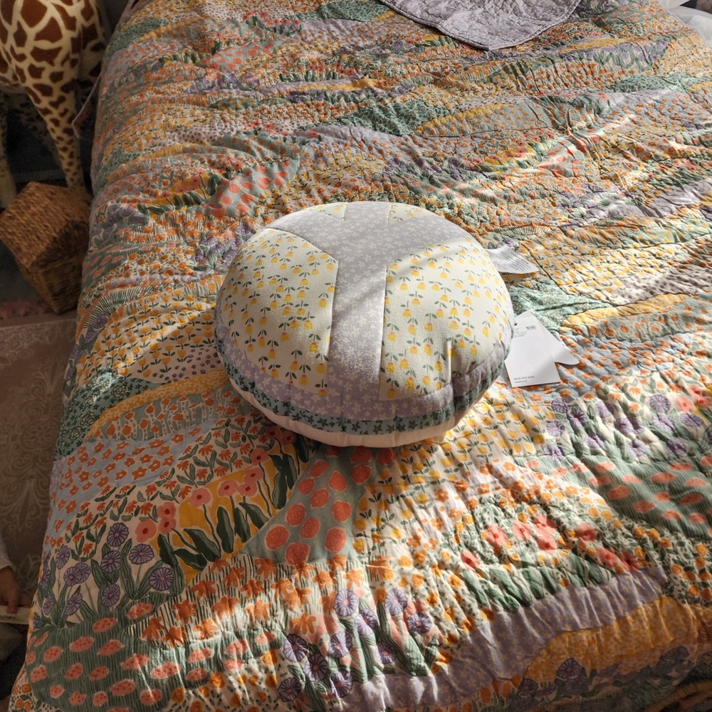 West Elm Peace Sign Pillow